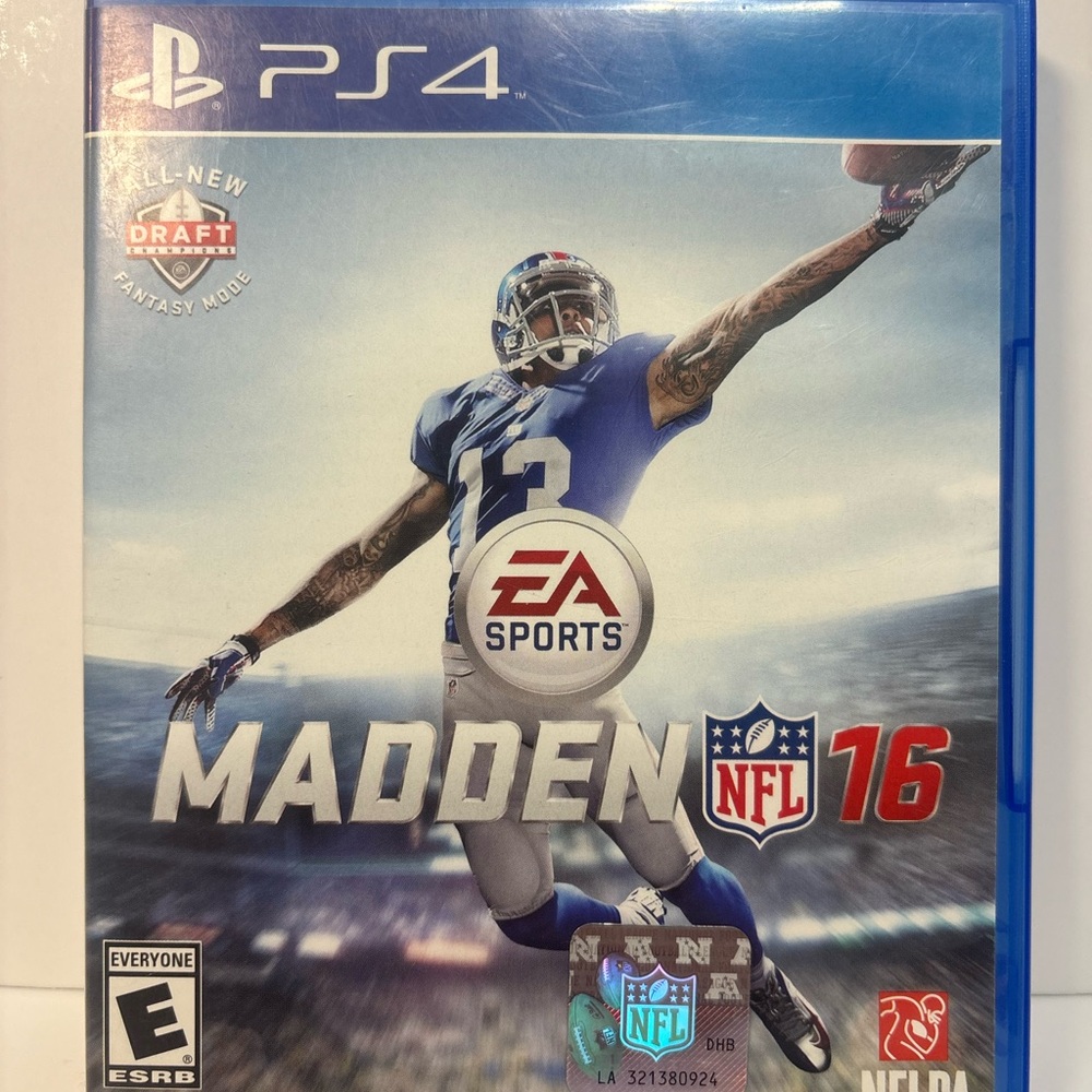 Madden NFL 16 PS4 Game - Blue Cover